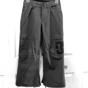 Boys DC Snow Ski Pants Grey size small